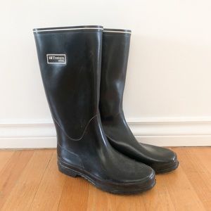 Black Tretorn Rubber Boots